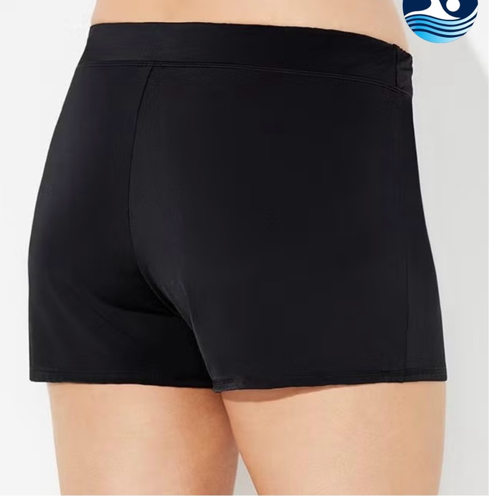 Swimsuits For All Chlorine Resistant Full Coverage Banded Swim Short
